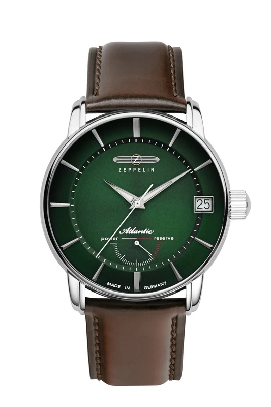 Zeppelin Atlantic ed. limitada Mens Analogue Automatic Watch with Leather Bracelet 8416-4