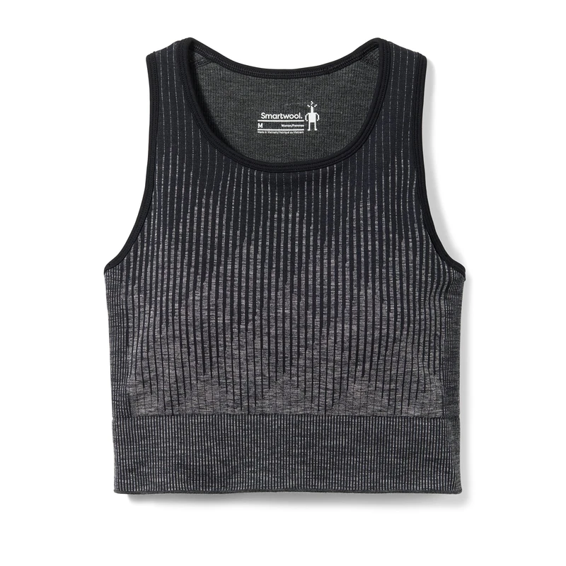 Smartwool Women's Intraknit Crop Bra, Women's Intraknit Crop Bra, SW016848A521004 - Image 1