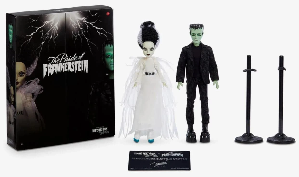 Monster High Frankenstein & Bride of Skullector 10.5in Doll Set HDW25 White
