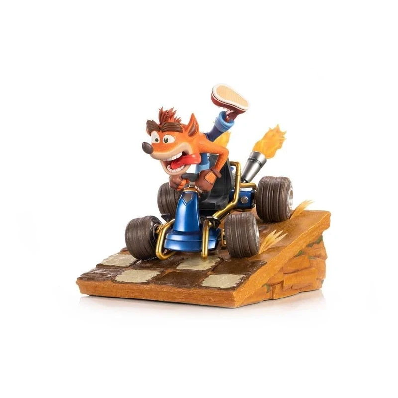 First 4 Figures - Crash Team Racing Nitro-Fueled (Crash In Kart) RESIN Statue, Black