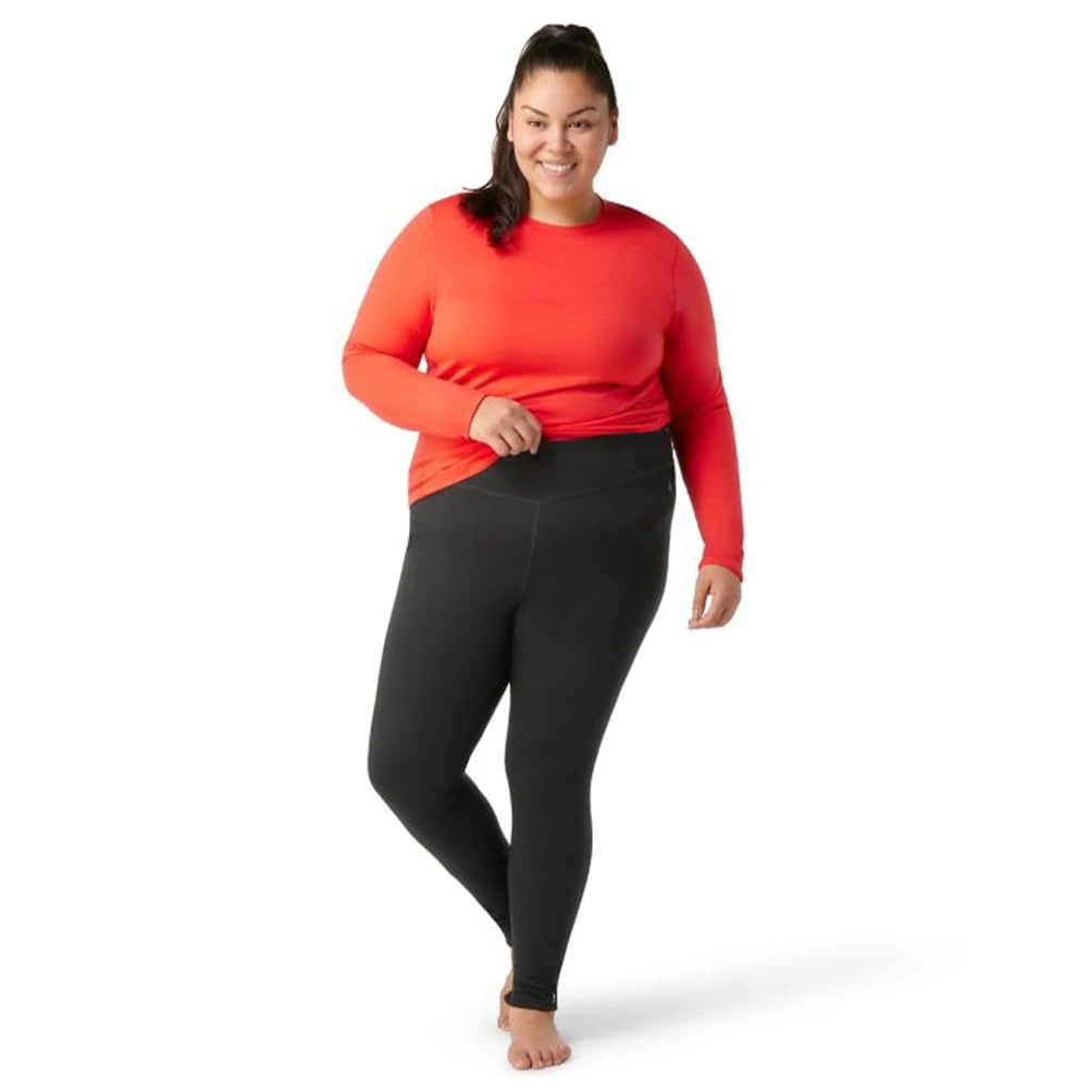 Smartwool Women's Plus Size Classic All-Season Merino Wool Base Layer — Bottom, Black, 2x