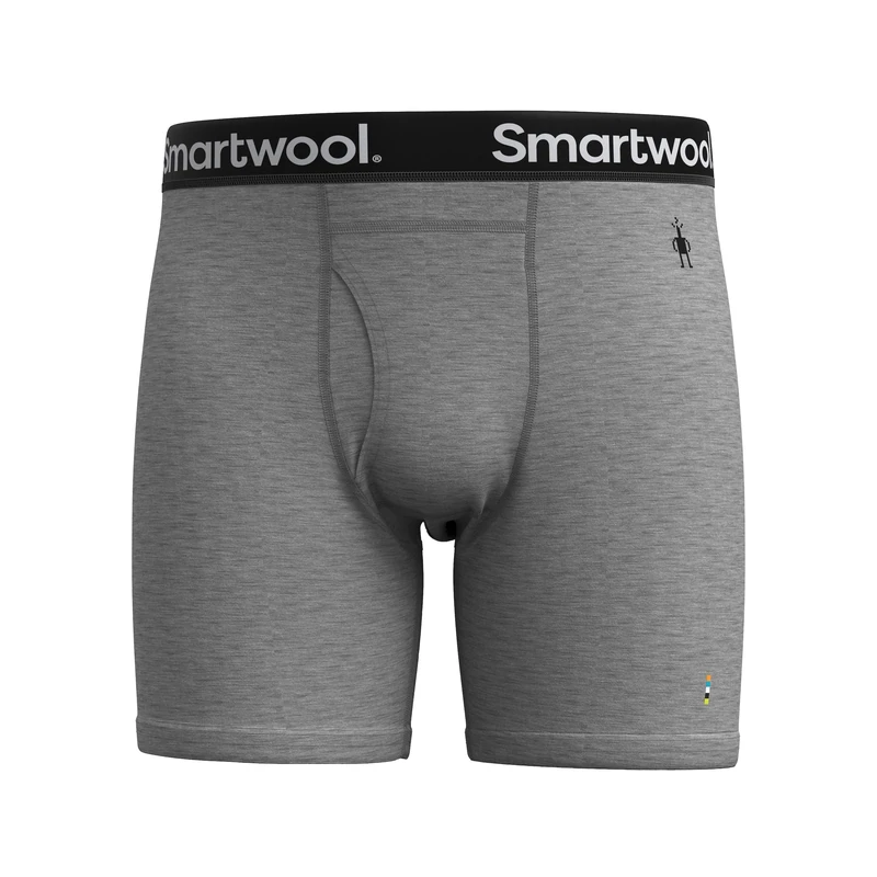 Smartwool, Men's Merino Boxer Brief, Light Gray Heather, S - Image 1