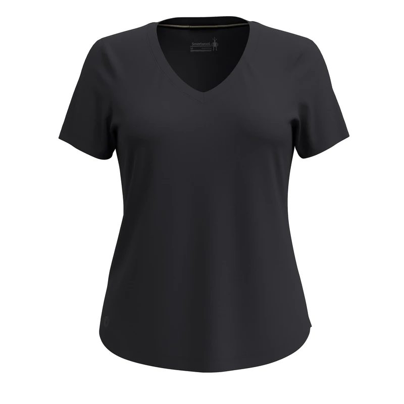 Smartwool Women's Active Ultralite V-Neck Short Sleeve, Women's Active Ultralite V-Neck Short Sleeve, SW0165390011004