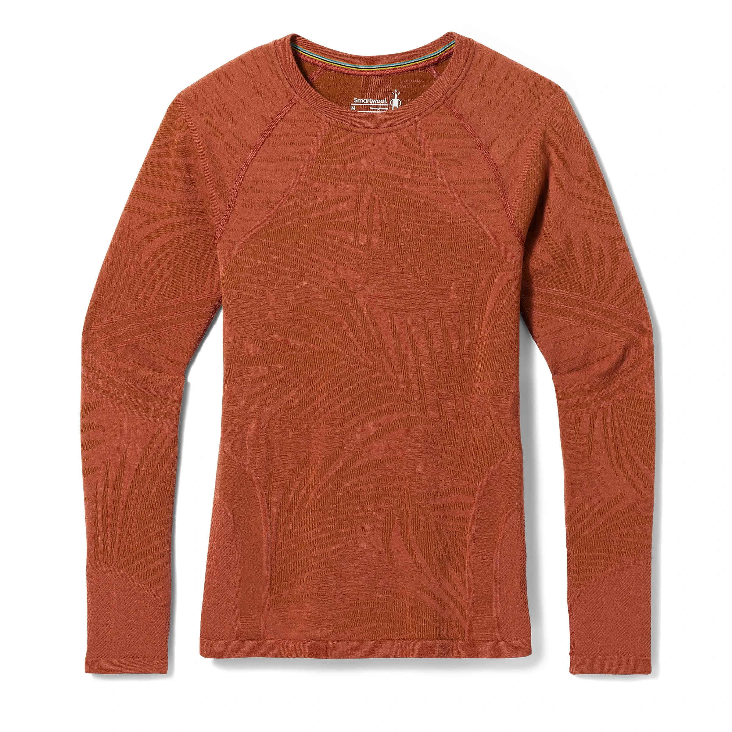 Smartwool Women's Intraknit Active Merino Wool Base Layer — Long Sleeve (Slim Fit) Copper, X-Small, Copper, XS