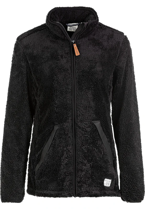 WEATHER REPORT Women's Lucille Fleece Jacket, Black, 44 (EU)