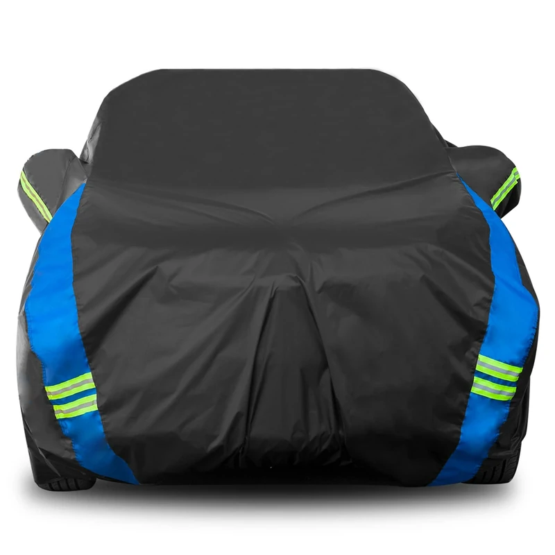 Avecrew SUV Car Cover Waterproof All Weather for Automobiles, Outdoor Heavy Duty Full Exterior SUV Covers (Length: 193"-208")