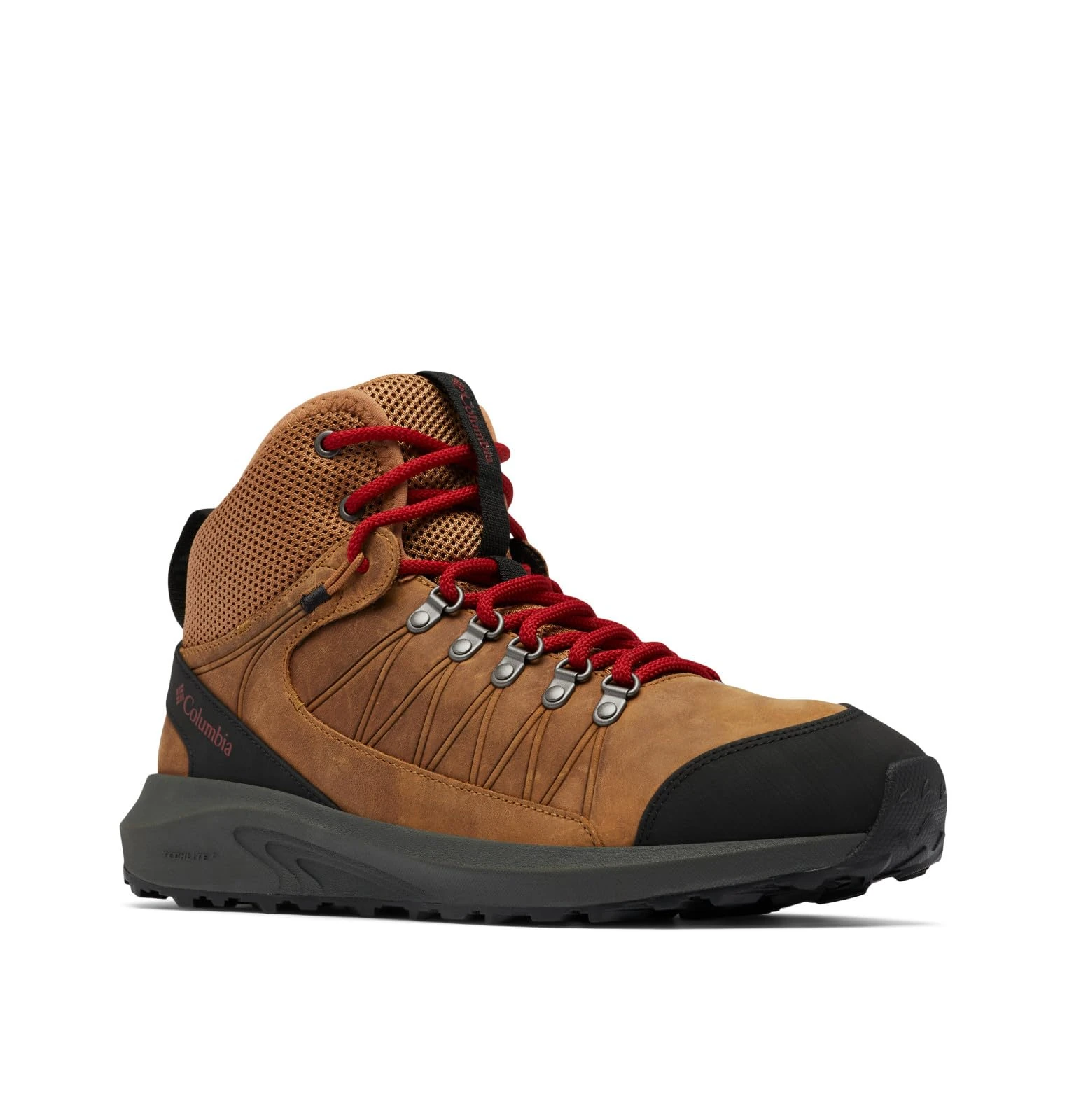 Columbia Men's Trailstorm Crest Mid Waterproof Hiking Shoe, Elk/Black, 12 UK