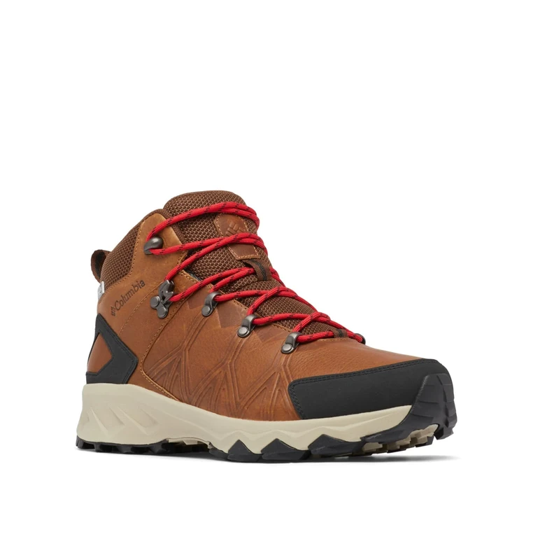 Columbia Men's Peakfreak 2 Mid Outdry Leather waterproof mid rise hiking boots, Brown (Elk x Black), 6 UK