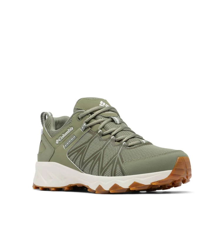 Columbia Men's Peakfreak 2 Outdry waterproof low rise hiking shoes, Green (Cypress x Light Sand), 7 UK
