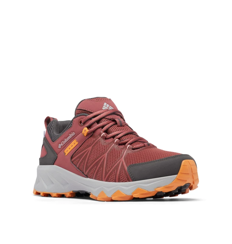 Columbia Women's Peakfreak 2 Outdry Waterproof Low Rise Hiking Shoes, Red (Beetroot x Sundance), 5 UK