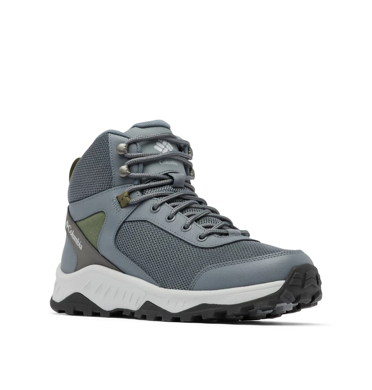 Columbia Men's Trailstorm Ascend Mid WP waterproof mid rise hiking boots, Grey (Graphite x Nori), 6.5 UK - Image 1
