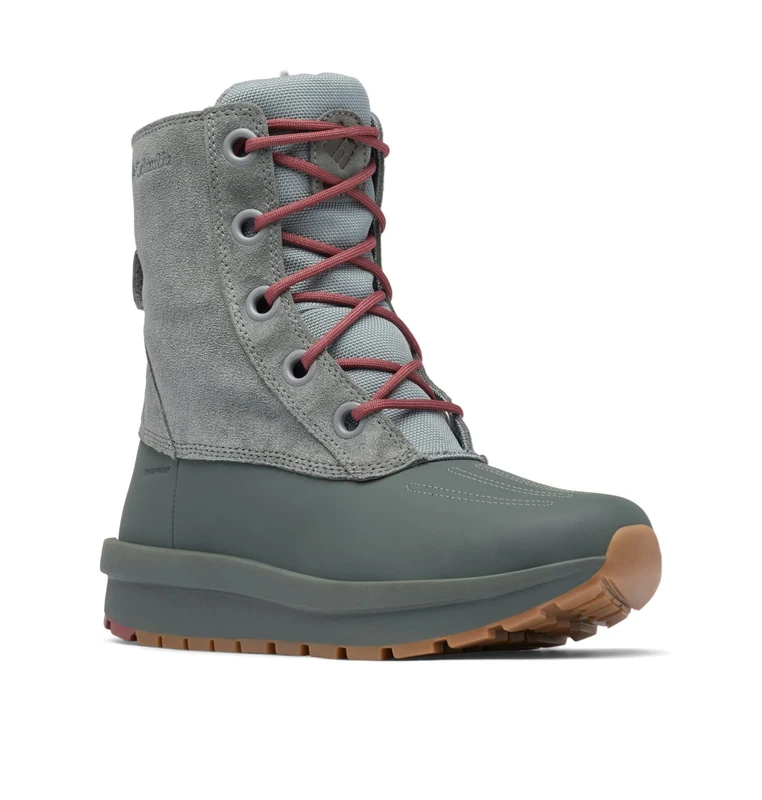 Columbia Women's Moritza Shield Omni-Heat Snow Boot, Sedona Sage/Beetroot, 8.5