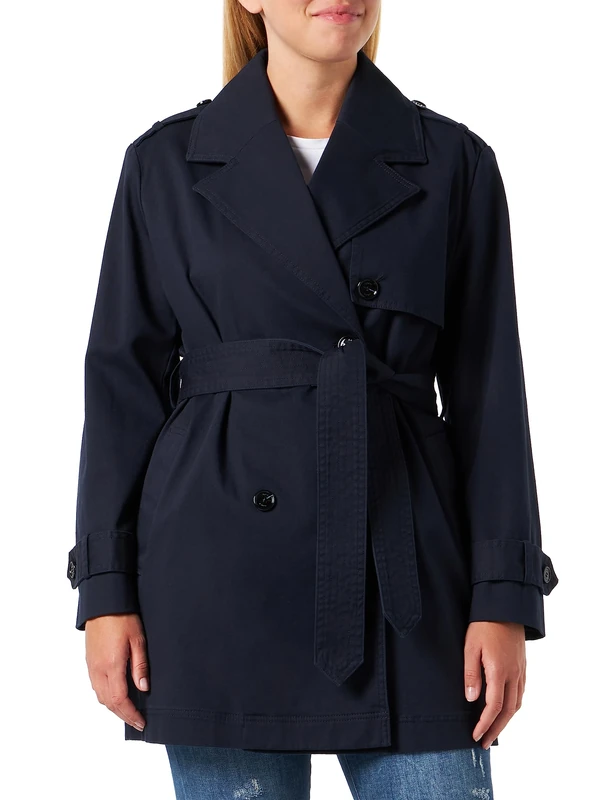 BOSS Women's C_Crinzy-W Coat, Dark Blue404, 38