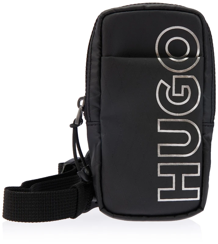 HUGO Men's Brady_Phone Pouch, Schwarz, One Size
