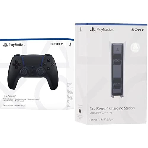 Midnight Black DualSense + Charging Station