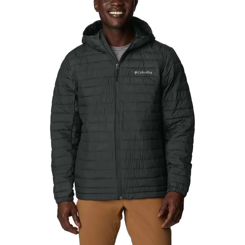 Columbia Men's Silver Falls Hooded Jacket, Hooded Puffer Jacket, Shark, Size S
