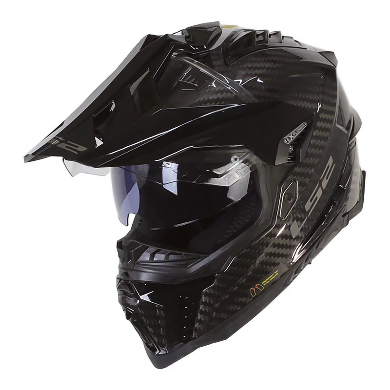 LS2, Explorer Carbon Gloss Motocross Helmet XS
