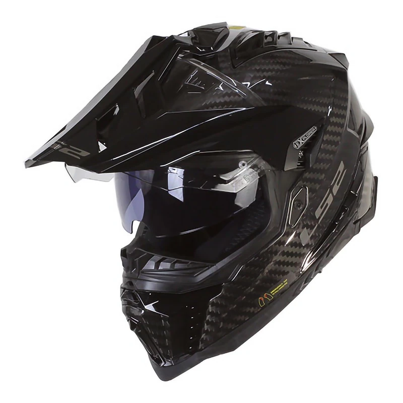 LS2, Explorer Carbon Gloss Motocross Helmet M