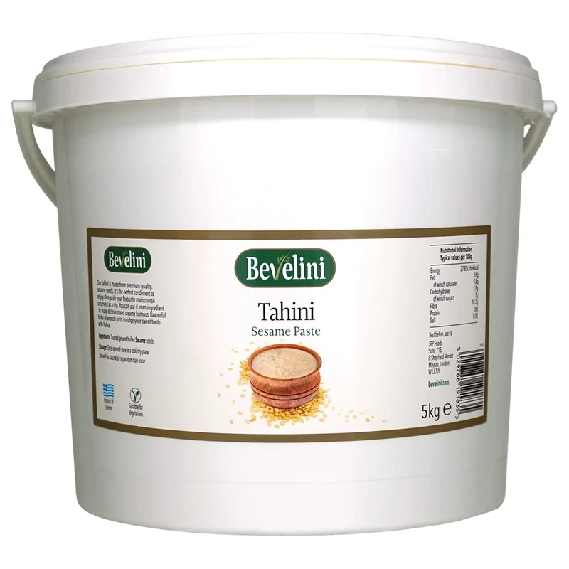 Bevelini Tahini Sesame Paste 5kg, Pack of 1