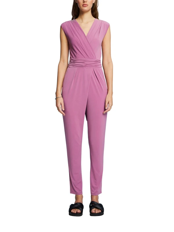 ESPRIT Collection Women's Jumpsuit , CLASSIC, VIOLET, XL