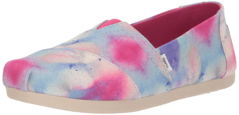TOMS Women's Alpargata Cloudbound Loafer Flat , Sky Blue Multi Botanical Sunprint,3 UK
