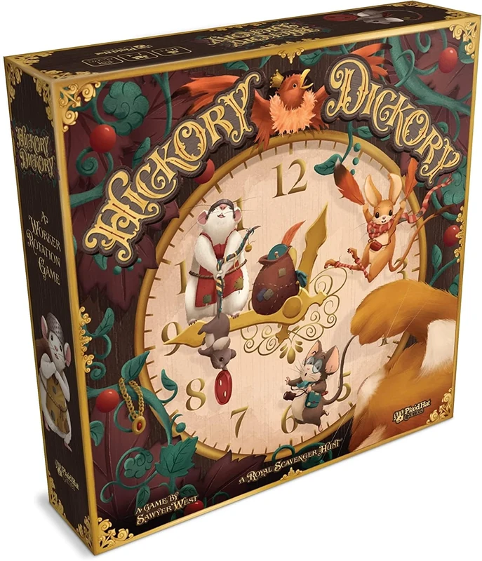 Plaid Hat Games | Hickory Dickory | Board Game | Ages 10 and up 1 to 4 Players | English Version
