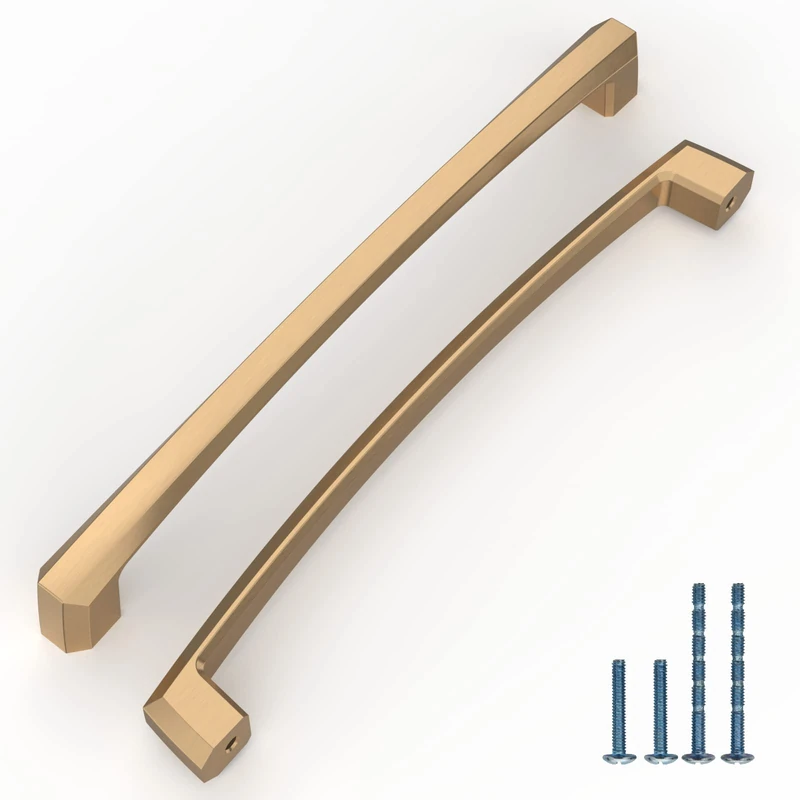 KNOKLOCK Champagne Bronze Cabinet Pulls and Handles, 7 Inch, 10 Pack