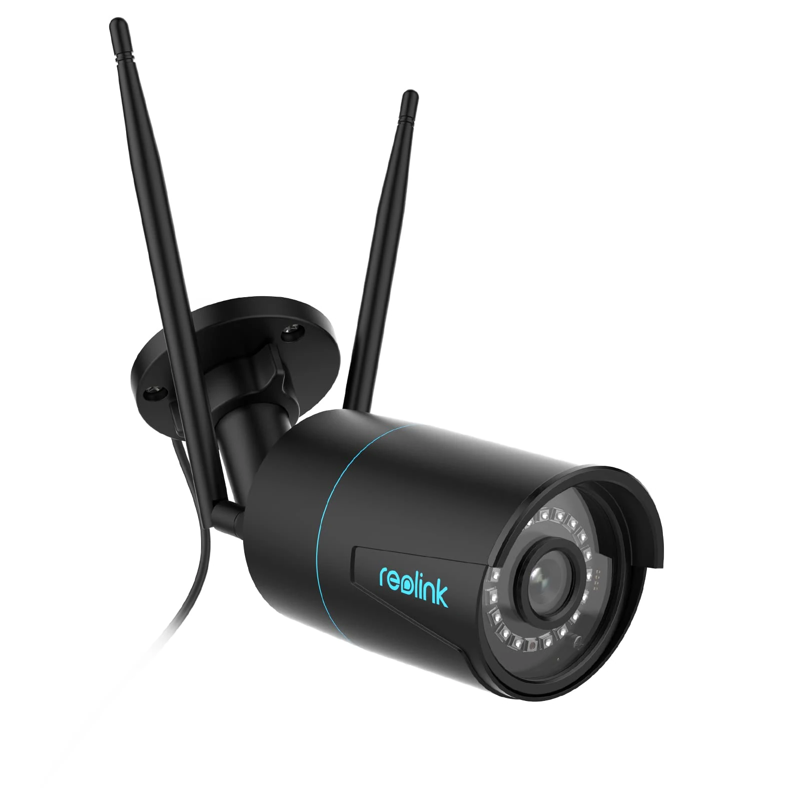 Reolink Security Camera Outdoor 5MP, 2.4/5GHz WiFi CCTV IP Camera Wired 2K+ Waterproof IP67, Human/Vehicle/Animal Detection, IR Night Vision, SD Card Storage, Time Lapse, RLC-510WA Black