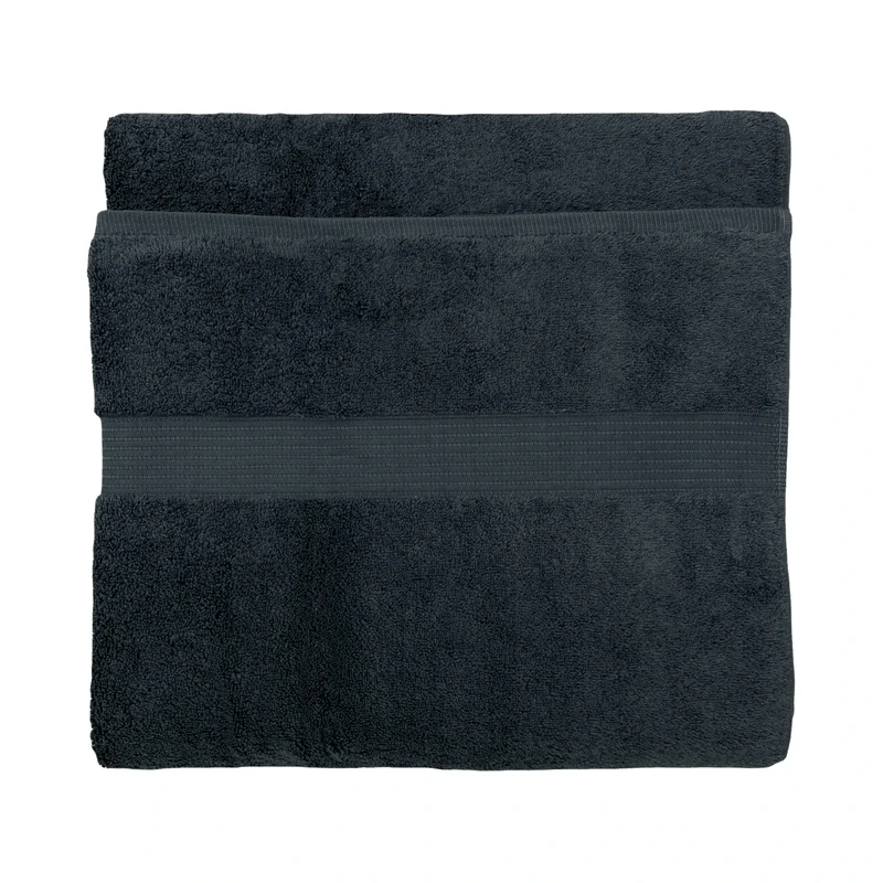 Paoletti Cleopatra Egyptian 8 Piece Face Cloth/Hand/Bath/Sheet Towel Bale, Cotton, Navy - Image 1