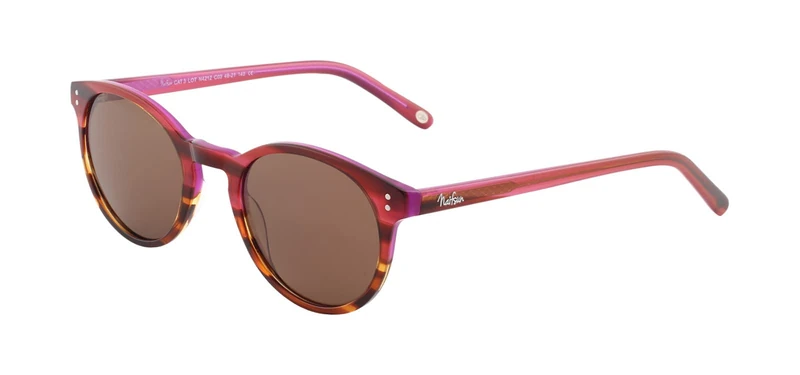 Naif Unisex Jamaica Wine Sunglasses, Wine Red (Red), One Size, Wine red (red), One Size