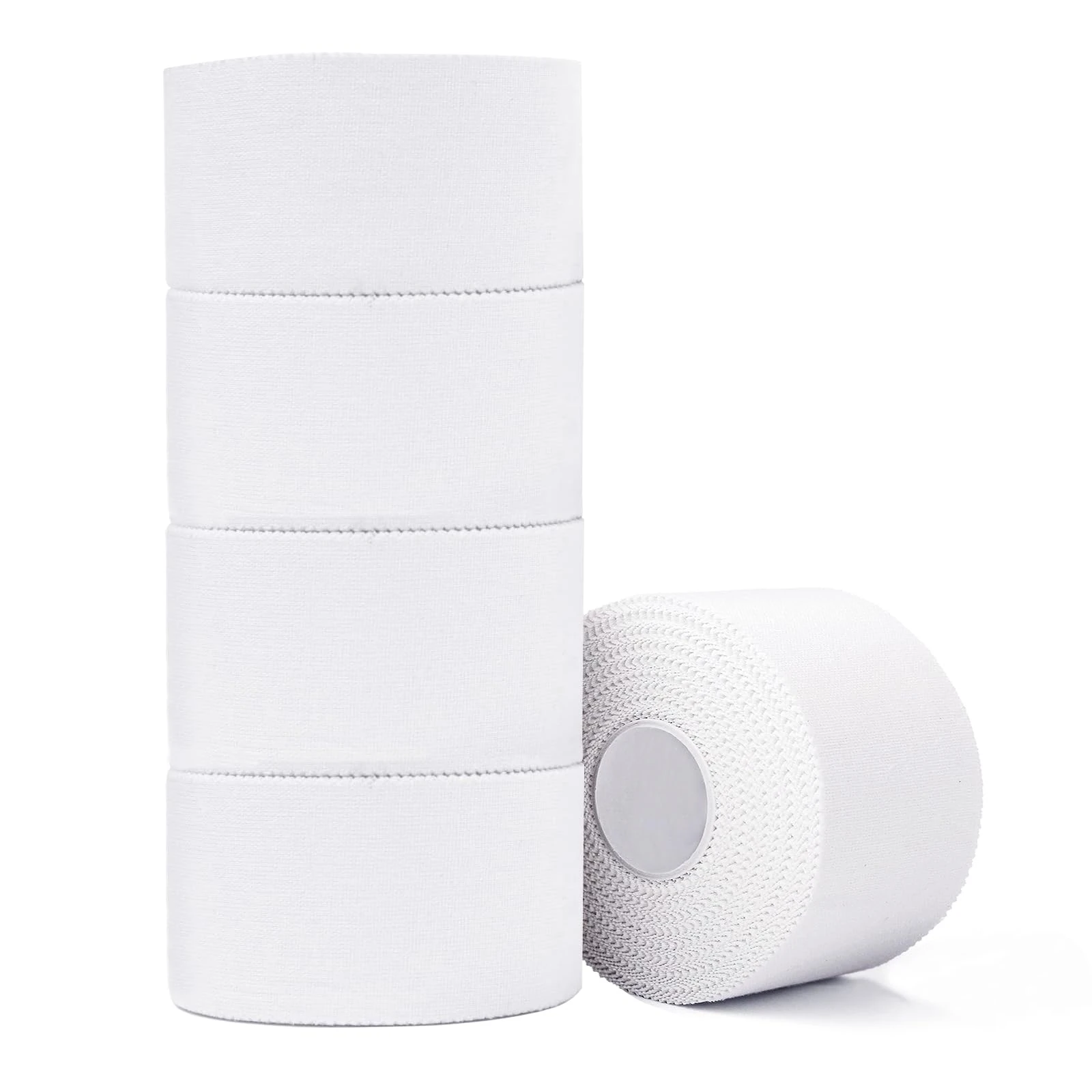 ADMITRY 5 Rolls Zinc Oxide Tape,3.8cm x 10m Athletic Tape,Sports Strapping Tape for Ankle,Wrist,Knee,Finger - Climbing,BJJ,Boxing,Jiu Jitsu,Blister Prevention