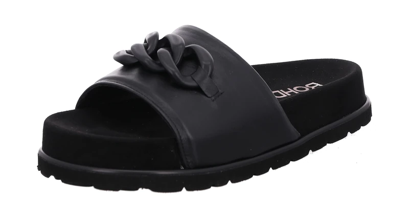 Rohde Women's Siena Slipper, Black, 5 UK