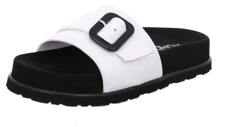 Rohde Women's Siena Slippers, 01 Offwhite, 41 EU, 01 Offwhite, 8.5 UK