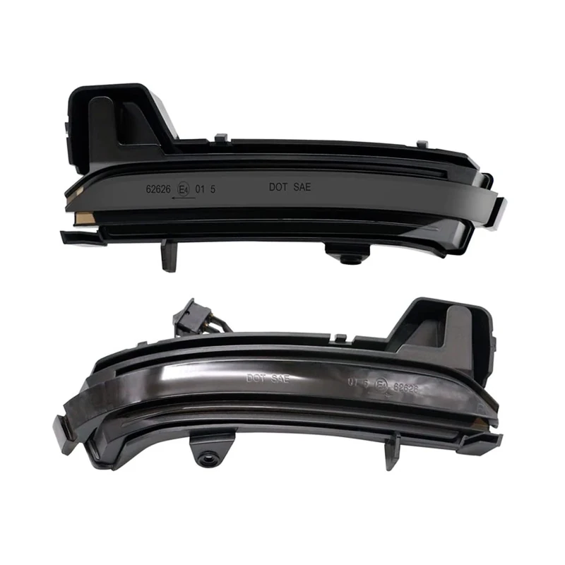 AutoStyle Set LED Side-Mirror Indicators compatible with Skoda Karoq 2017- & Kodiaq 2017- - Smoke - incl. Dynamic Running Light