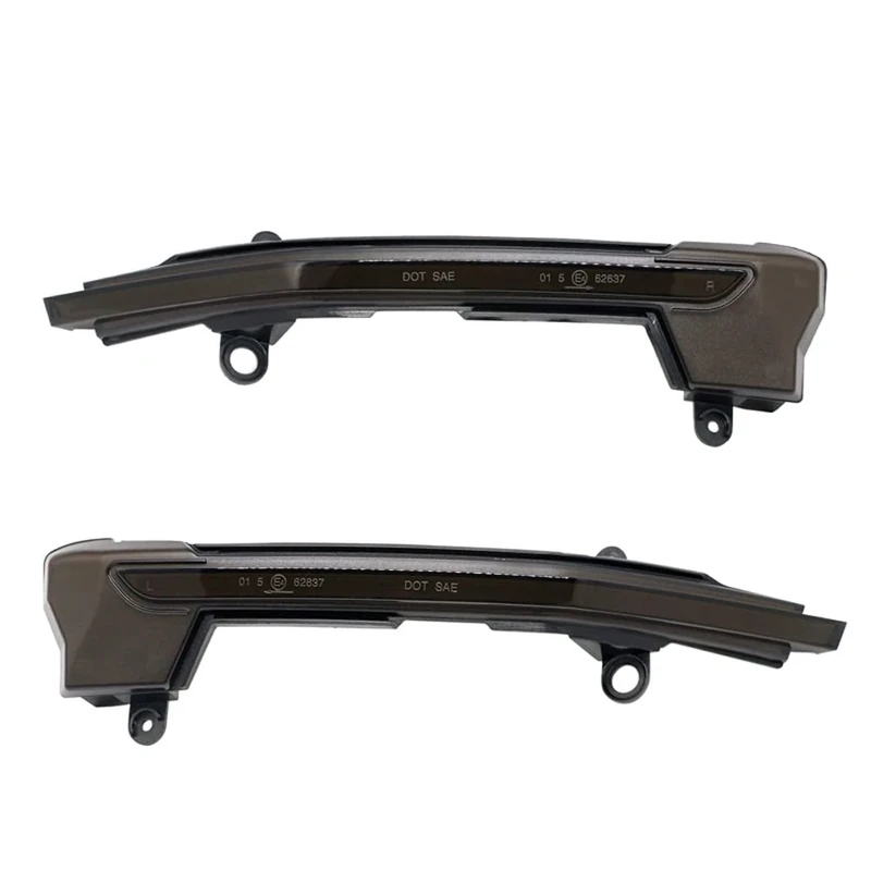 AutoStyle Set LED Side-Mirror Indicators compatible with Seat (Cupra) Ateca 2016- & Seat Tarraco 2019- - Smoke - incl. Dynamic Running Light