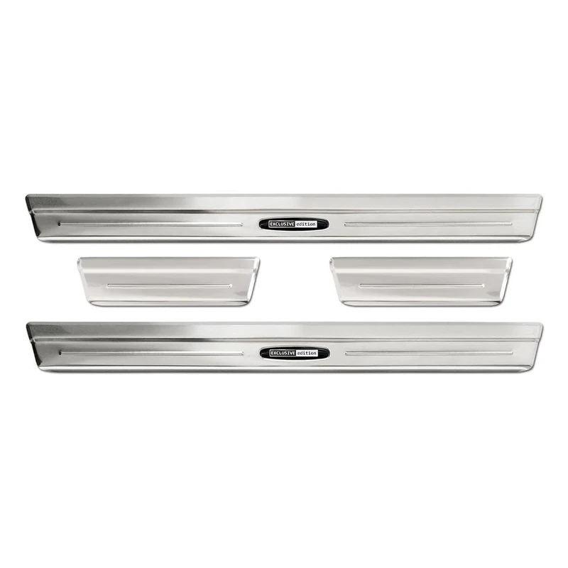 Avisa Inox door sill protectors compatible with Volkswagen Taigo 2021- 'Exclusive Edition' - 4-pieces