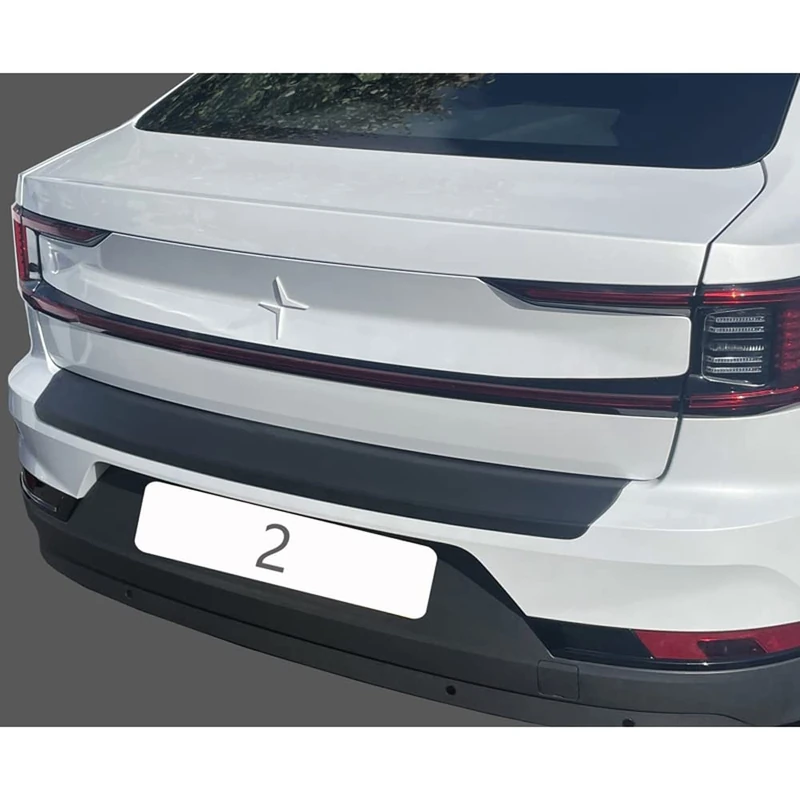 RGM ABS Rear bumper protector compatible with Polestar 2 2019- Black