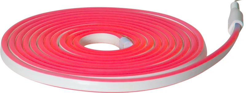 Eglo LED Strip Flatneonled, Outdoor Lighting Stripe, Light Band, Plastic in Red, IP44