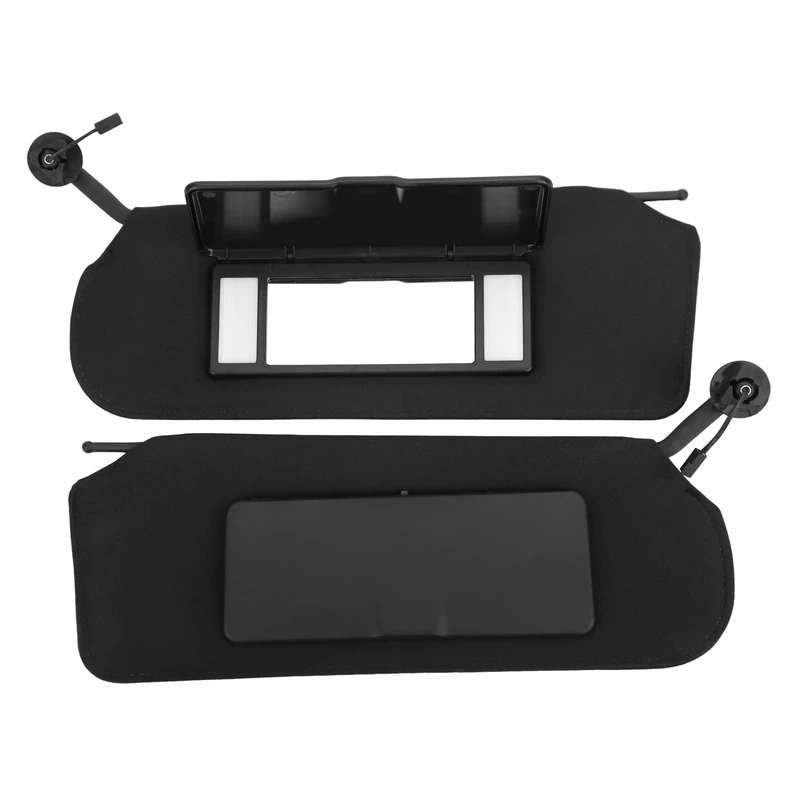 ZONFANT Pair Automotive Sun Visor, with Upgraded Bright LED Lights Left Driver & Right Passenger Side Sun Visors Compatible with 1997-2004 Chevy Corvette C5, Replace#10442033 10442034