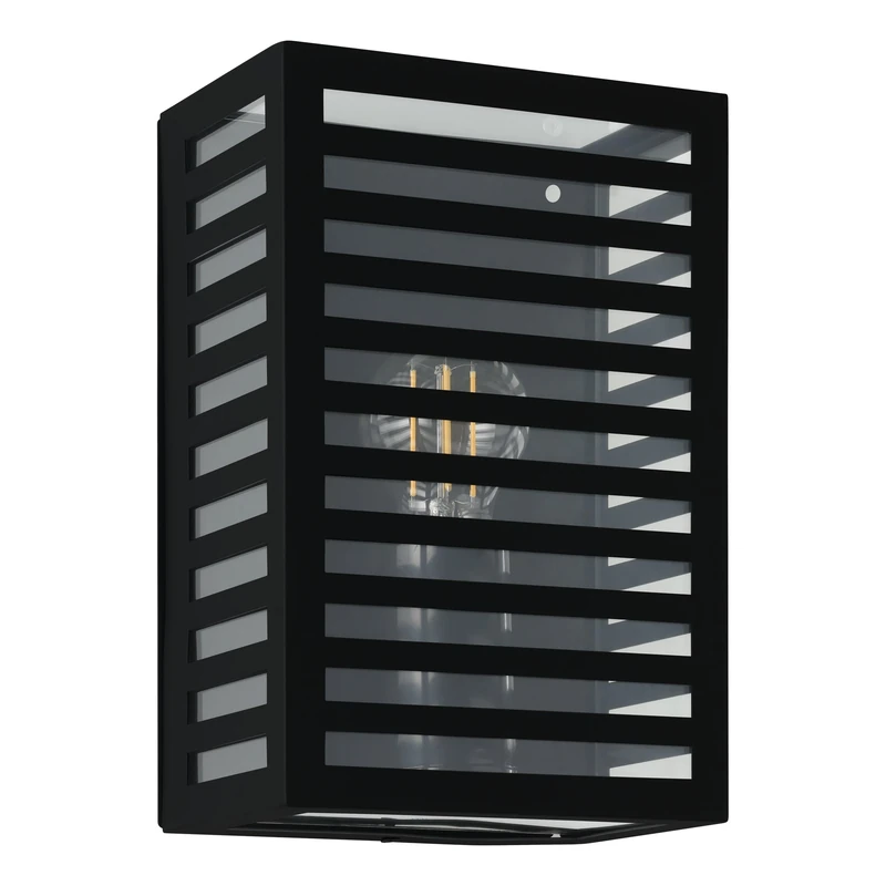 Eglo Outdoor Wall Light Alamonte 3, Outdoor Wall lamp Made of Metal in Black, Outdoor Wall spot, Porch Lighting with E27 Socket, IP44