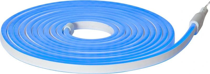 Eglo LED Strip Flatneonled, Outdoor Lighting Stripe, Light Band, Plastic in Blue, IP44