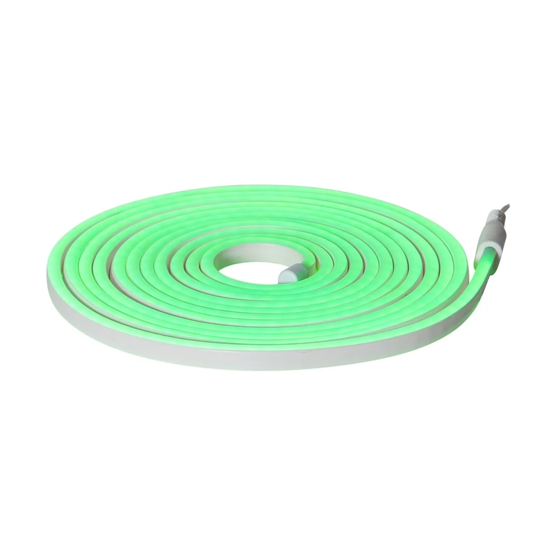 Eglo LED Strip Flatneonled, Outdoor Lighting Stripe, Light Band, Plastic in Green, IP44