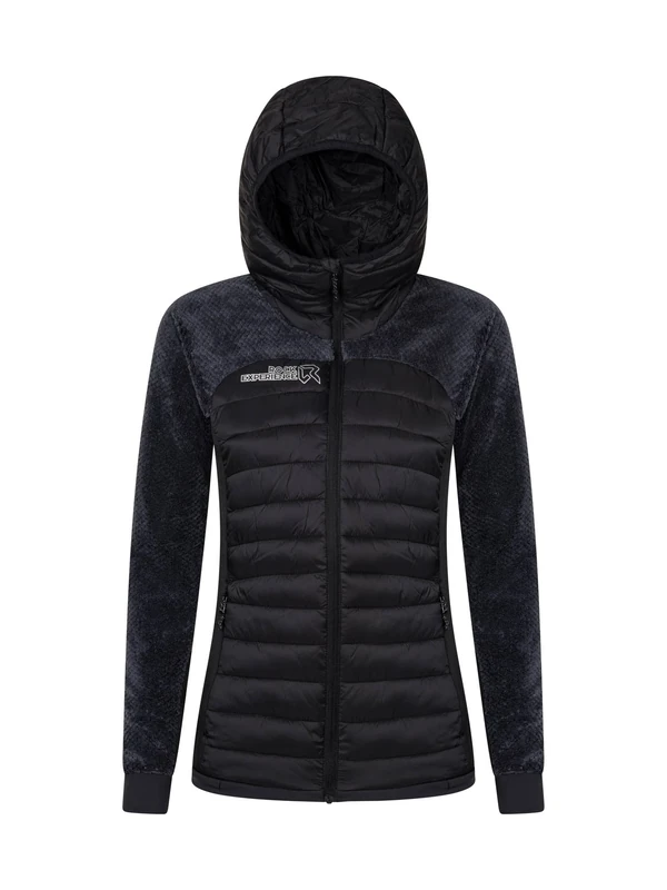 ROCK EXPERIENCE REWJ05261 WILD CAT HYBRID Jacket Women 0208 CAVIAR+1323 EBONY M