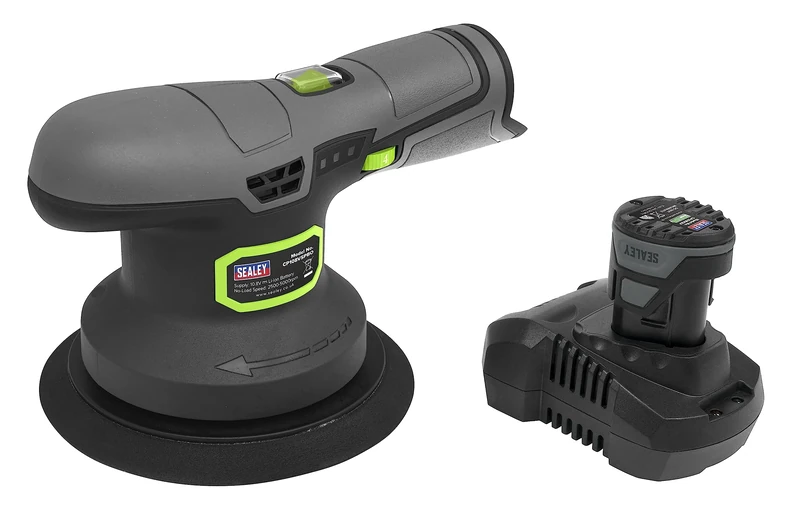 Sealey 10.8V 2Ah SV10.8 Series Ø150mm Dual Action Sander/Polisher Kit - CP108VSP
