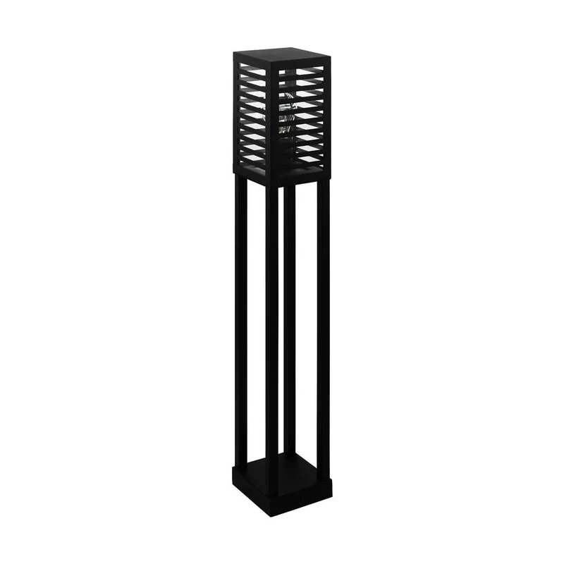 Eglo Alamonte 3 Outdoor Garden Lamp Post - Black Metal H 100 cm