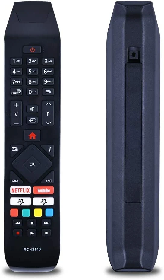 New Replacement Remote Control for Hitachi Smart LCD LED TV RC43140 Universal Hitachi TV Remote Control with Netflix & YouTube Buttons