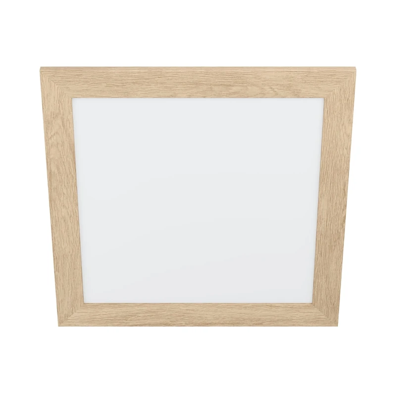 Eglo LED Panel Calemar 1 Deckenleuchte aus Eichenholz Küchen- und Bürolampe neutralweiß L x B 43,7 cm - Image 1