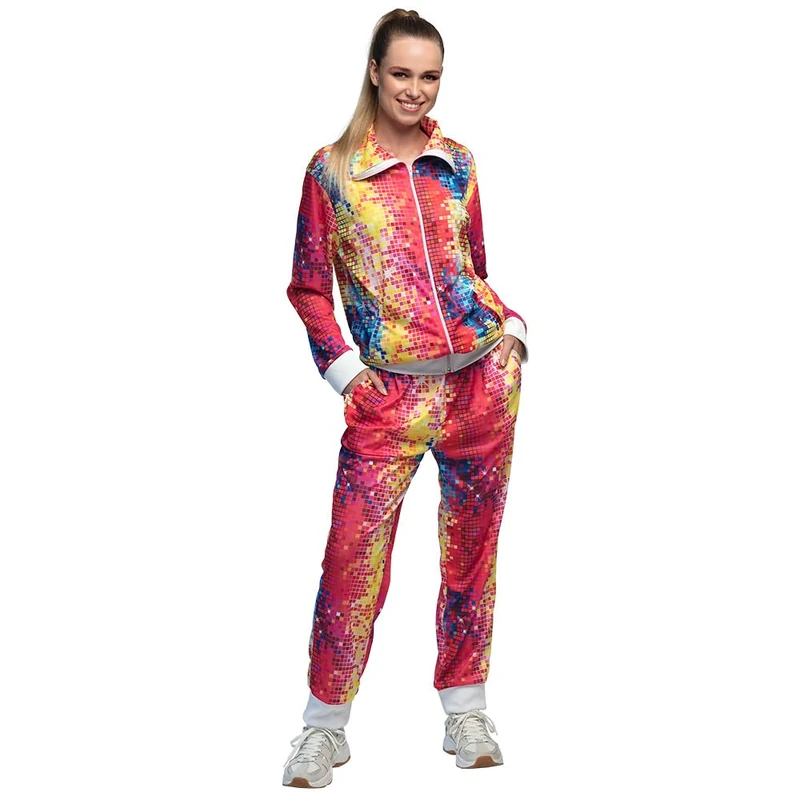 Boland Women's 88550 Disco Babe Shell Suit (S), Multicoloured, S - Image 1