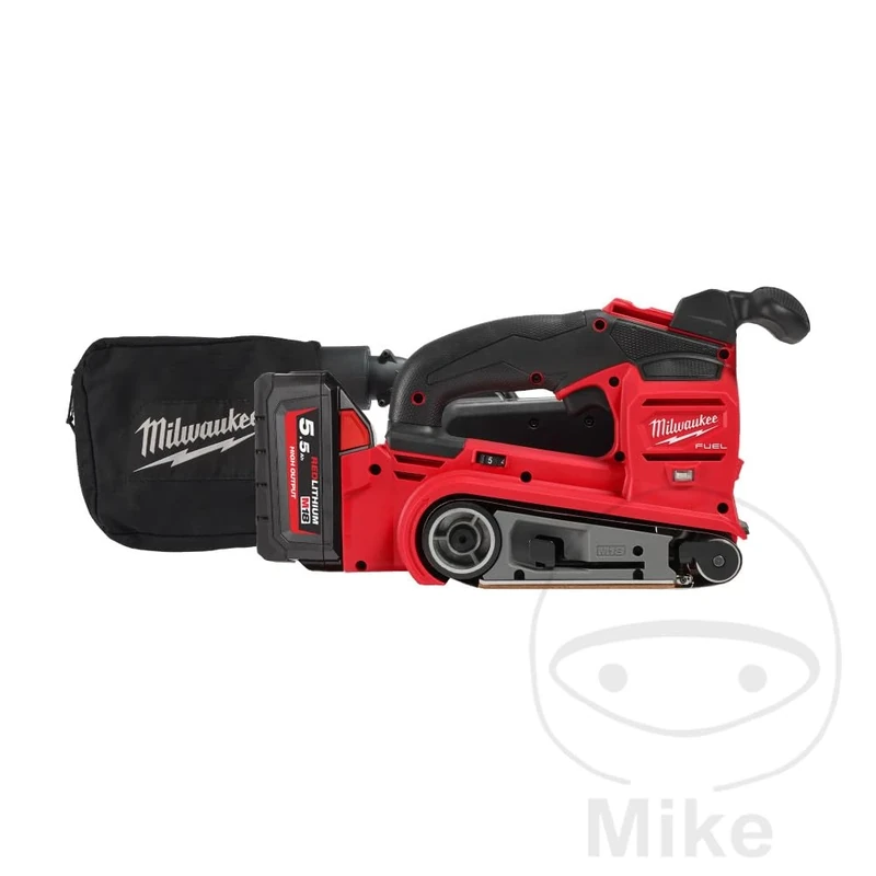 M18 FBTS75-552X_Belt Sander 75mm 18 Volt Fuel Technology Briefcase Heavy Duty Milwaukee - Image 1