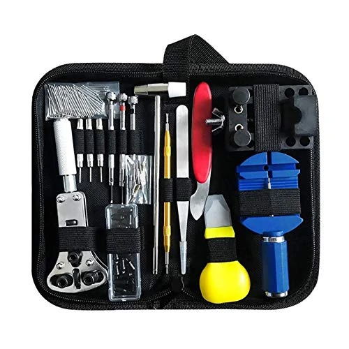 YWHWLX 147-Pc Watch Repair Kit - Case Opener, Spring Bar & Pin Tools